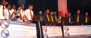 The winners of the 2007 Cyber Junkyard competition